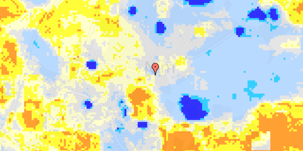 Ekstrem regn på Keldhøj 10B