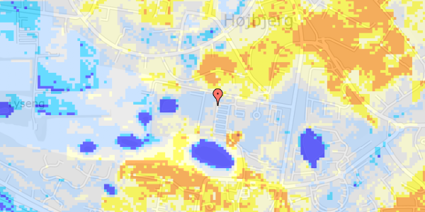 Ekstrem regn på Lyseng Allé 15A, st. 24