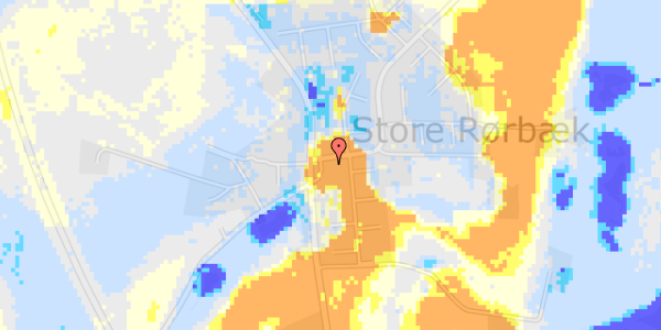 Ekstrem regn på Snostrupvej 2