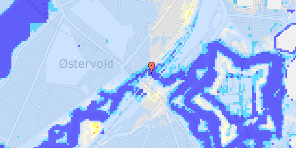 Ekstrem regn på Østbanegade 2