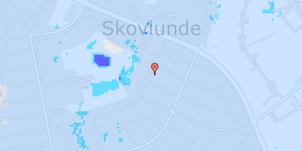 Ekstrem regn på Humlevang 18