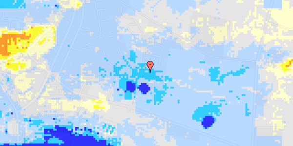 Ekstrem regn på Grønlund 22