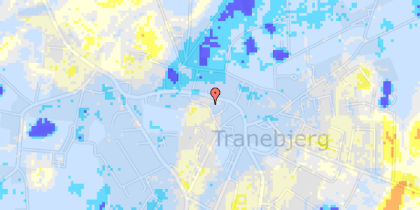 Ekstrem regn på Langgade 21B