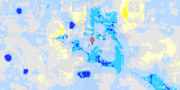 Ekstrem regn på Rougsøvej 183, 1. 