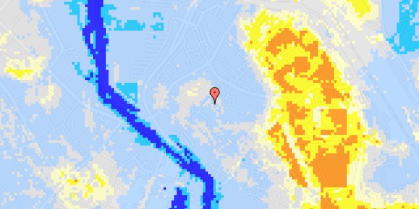 Ekstrem regn på Axeltorv 7, 1. tv