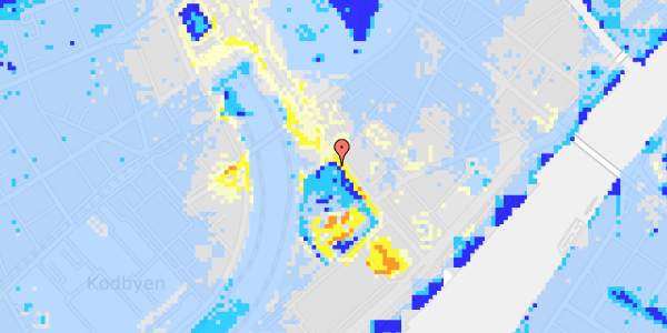 Ekstrem regn på Bernstorffsgade 34