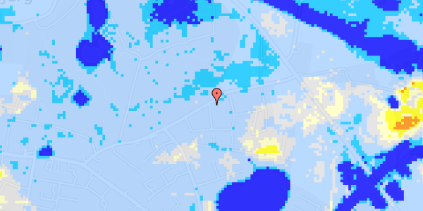 Ekstrem regn på Dalvænget 13