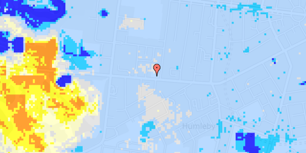 Ekstrem regn på Vesterbrogade 188, 4. tv