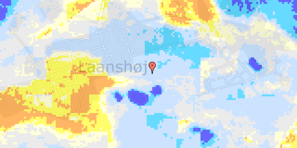 Ekstrem regn på Laanshøj Alle 32