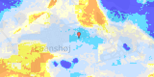 Ekstrem regn på Laanshøj Alle 45A