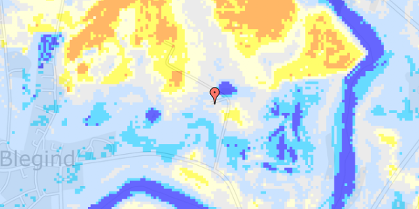 Ekstrem regn på Blegindvej 83C