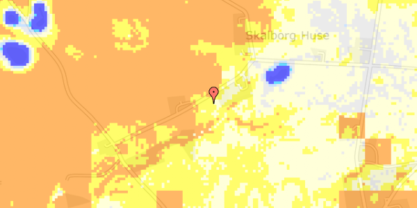 Ekstrem regn på Skalborgvej 5