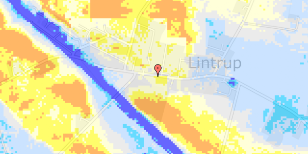 Ekstrem regn på Lintrupvej 10, st. 