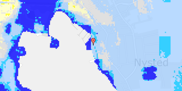 Ekstrem regn på Strandvejen 18A