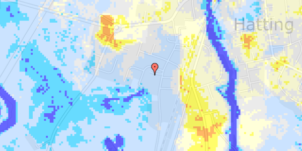 Ekstrem regn på Overholm 38D