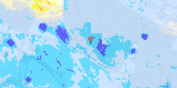 Ekstrem regn på Præstegårdsvej 37