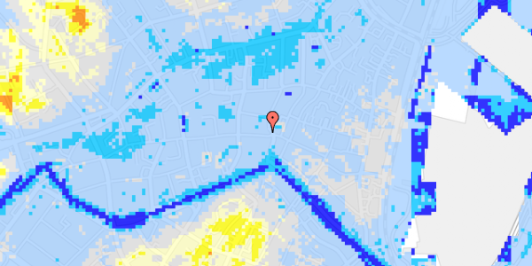 Ekstrem regn på Lille Torv 8, 1. 