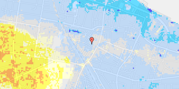 Ekstrem regn på Ladegårdsgade 6, 3. 2