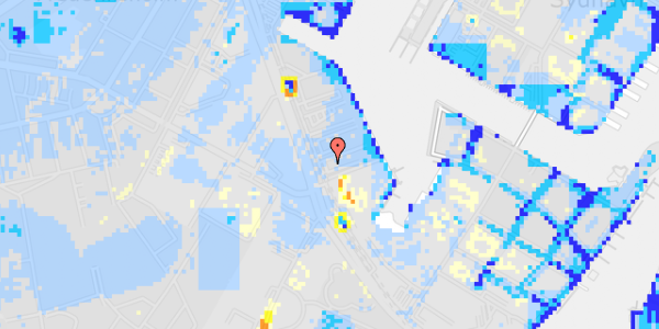 Ekstrem regn på Frederikskaj 4, 4. 