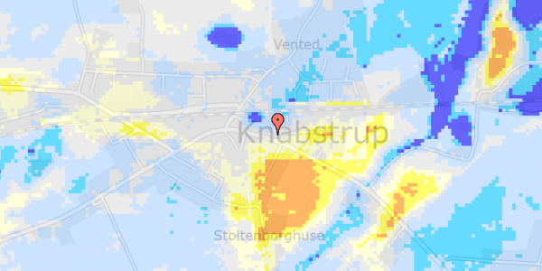 Ekstrem regn på Holbækvej 351, st. 