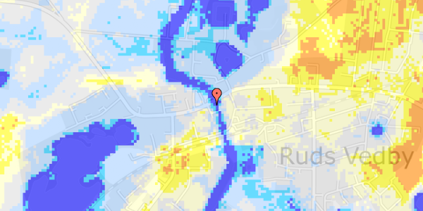 Ekstrem regn på Rudsgade 14