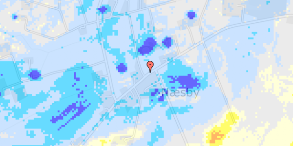 Ekstrem regn på Rønbjergvej 64