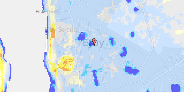 Ekstrem regn på Hellesvej 22