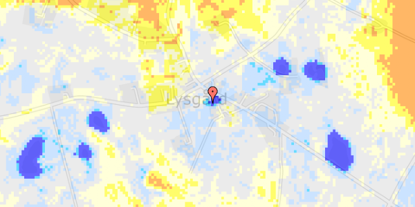 Ekstrem regn på Blichersvej 40B