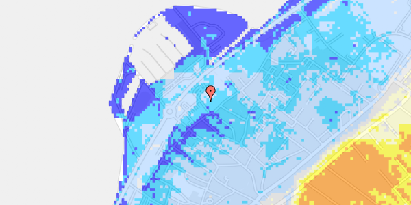 Ekstrem regn på Sydemestergade 14