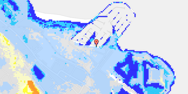 Ekstrem regn på Nordhavnsvej 6D