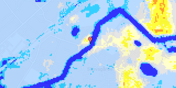 Ekstrem regn på Skrænten 2B