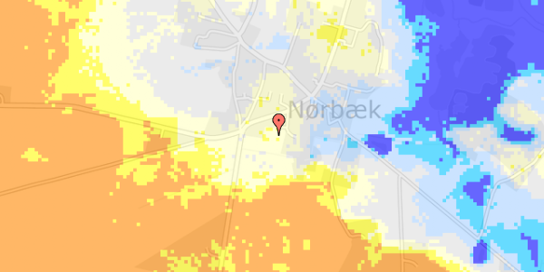 Ekstrem regn på Hviddingvej 5