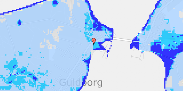 Ekstrem regn på Guldborgvej 348