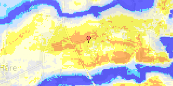 Ekstrem regn på Hårevej 55