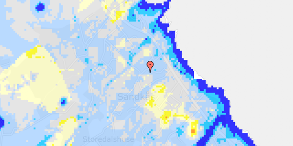 Ekstrem regn på Storedalen 25A