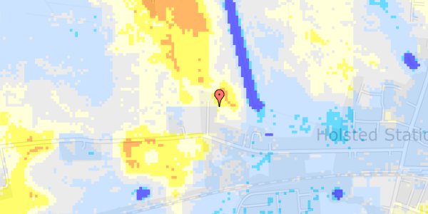 Ekstrem regn på Ved Anlægget 6B