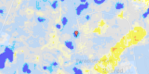 Ekstrem regn på Paradiskæret 4