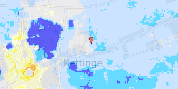 Ekstrem regn på Kettingevej 63B