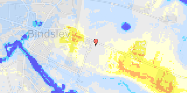 Ekstrem regn på Teglværksvej 1A