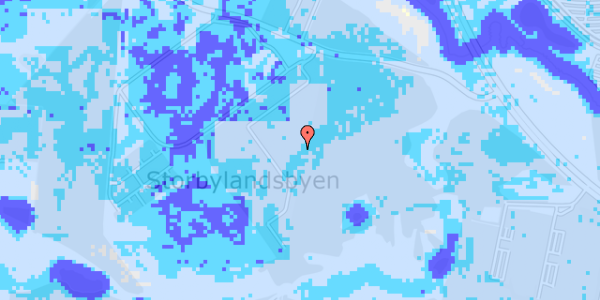 Ekstrem regn på Haveforeningen Marienlyst 112