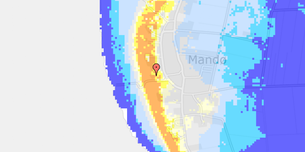 Ekstrem regn på Strandvej 2