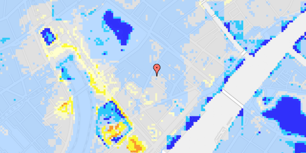 Ekstrem regn på Niels Brocks Gade 9, st. 