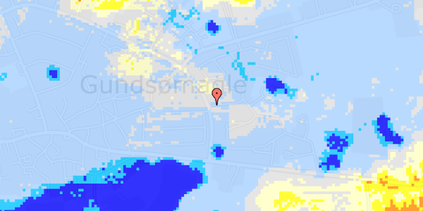 Ekstrem regn på Holmebakken 1Z