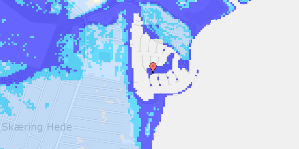 Ekstrem regn på Kaløvig Bådehavn 985