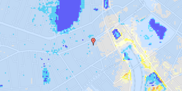 Ekstrem regn på Vesterbrogade 17A