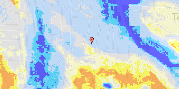 Ekstrem regn på Olesvej 25B, st. 