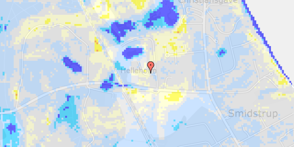 Ekstrem regn på Helleholm 1U