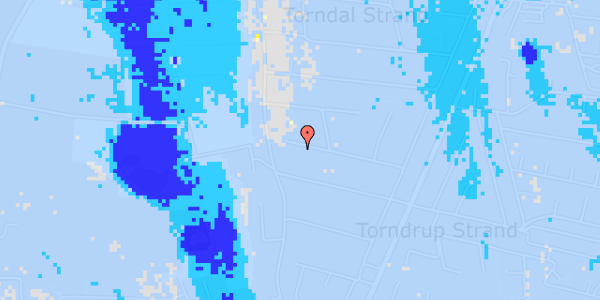 Ekstrem regn på Vestmarksvej 17