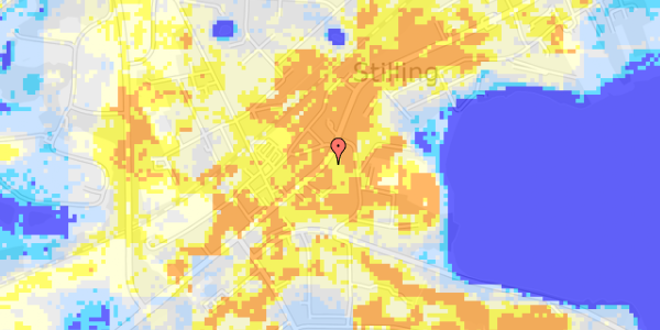 Ekstrem regn på Århusvej 20