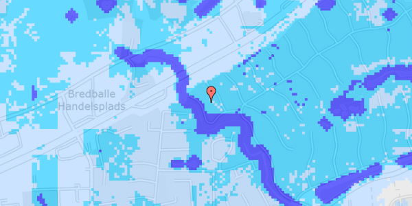 Ekstrem regn på Frydenlund 1F